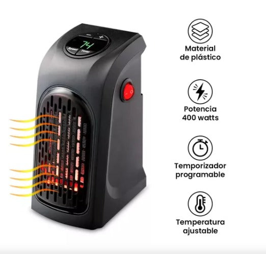 Calefactor de enchufe.