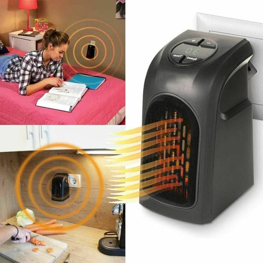 Calefactor de enchufe.